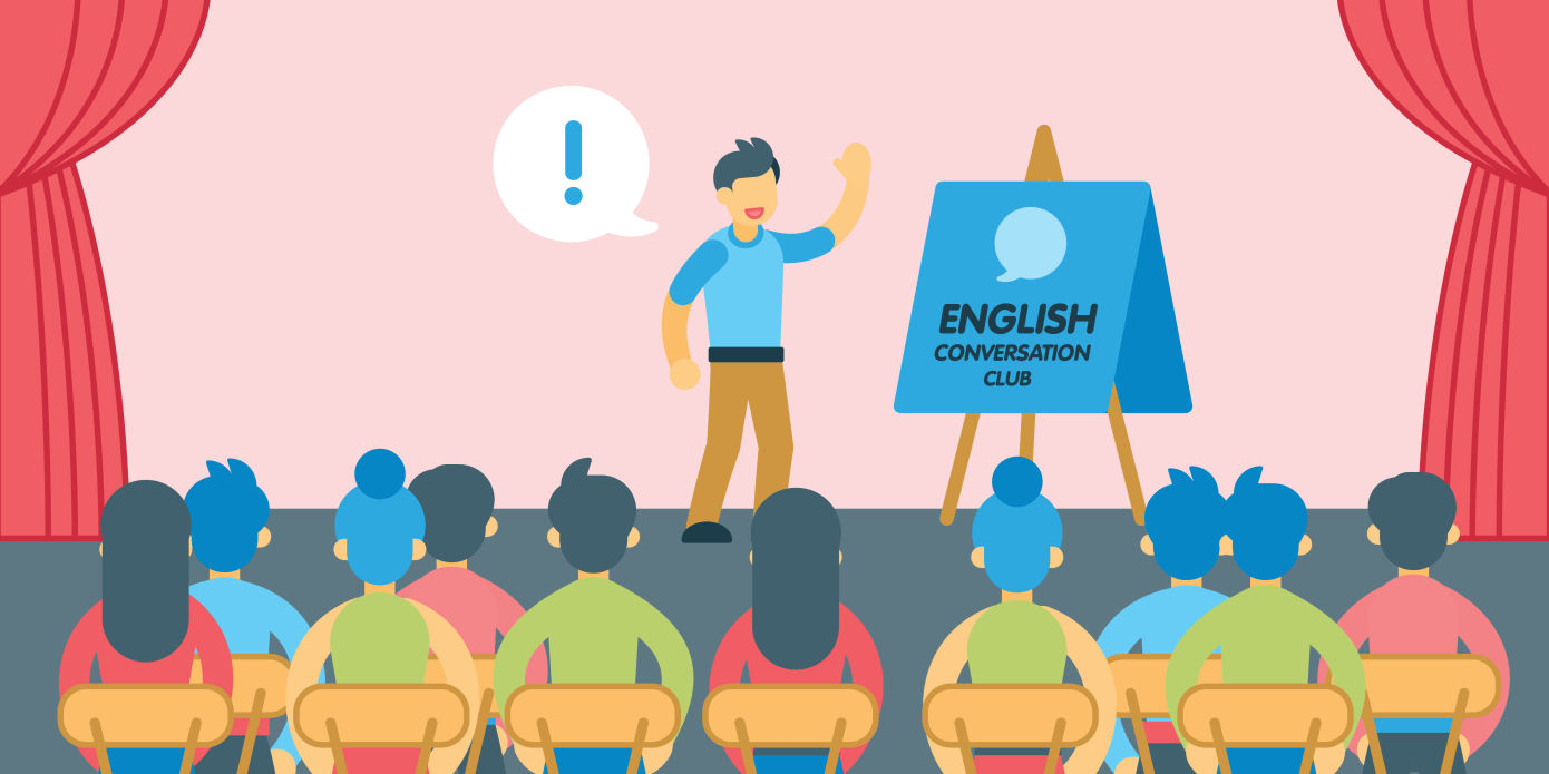 Online English speaking club for company employees