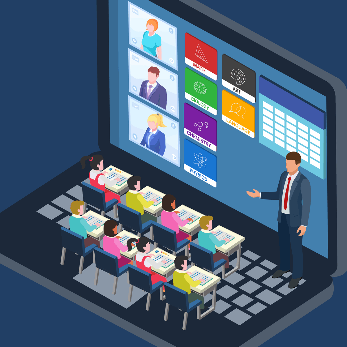 Online English speaking practice for school students